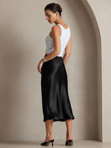 [Black] SilkSilky-CA Skirt 002