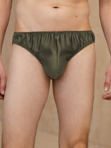 [Green] SilkSilky-CA Mens Underwear 003