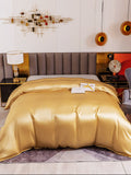 SilkSilky CA 19Momme Pure Silk Duvet Cover Champagne 002