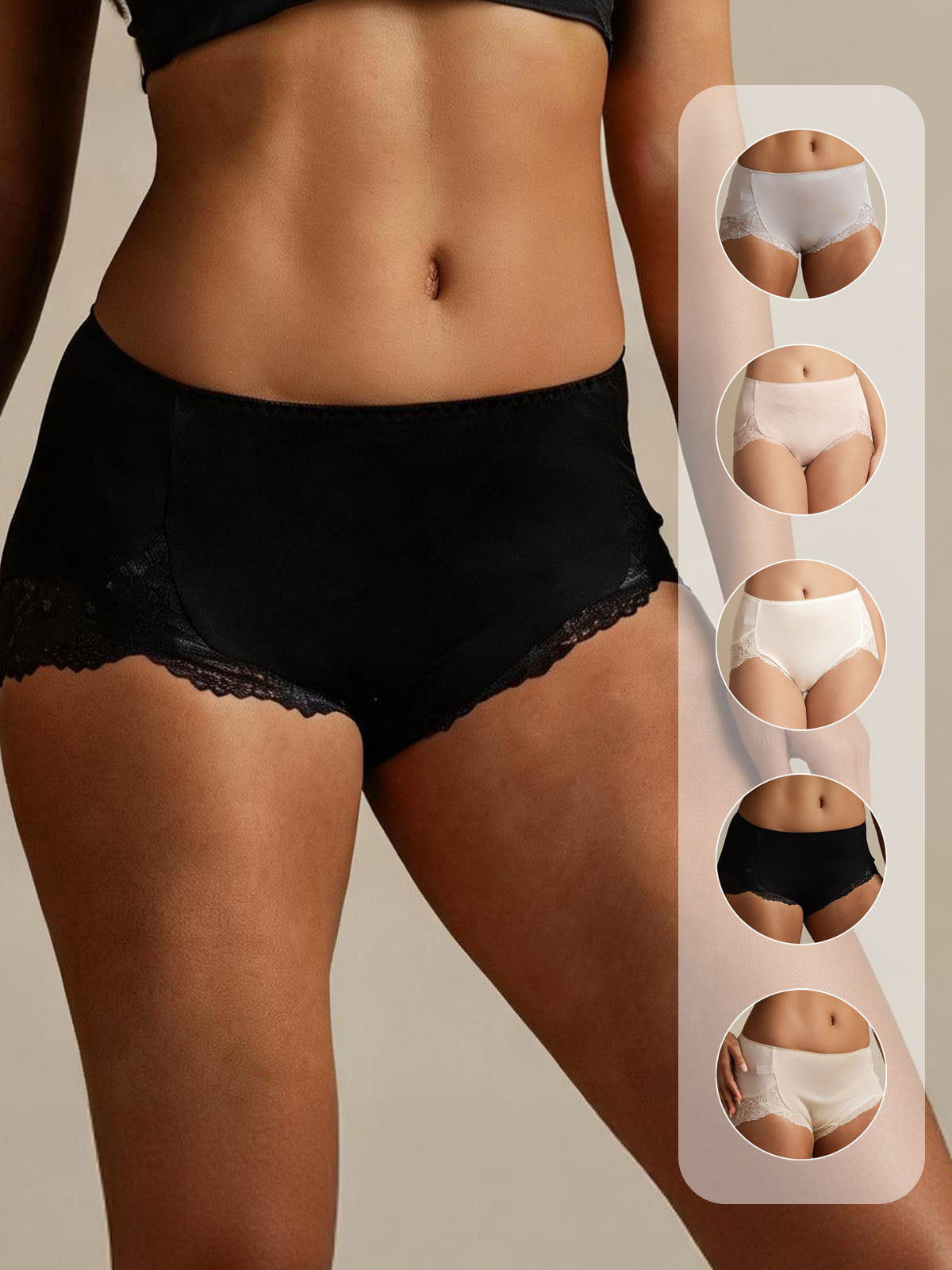[Black] SilkSilky-CA Panty 001