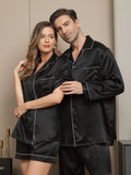 SilkSilky-CA-Pure-Silk-Short-Sleeve-Couple-Black-005