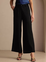 [Black] SilkSilky-CA Womens Pants 001
