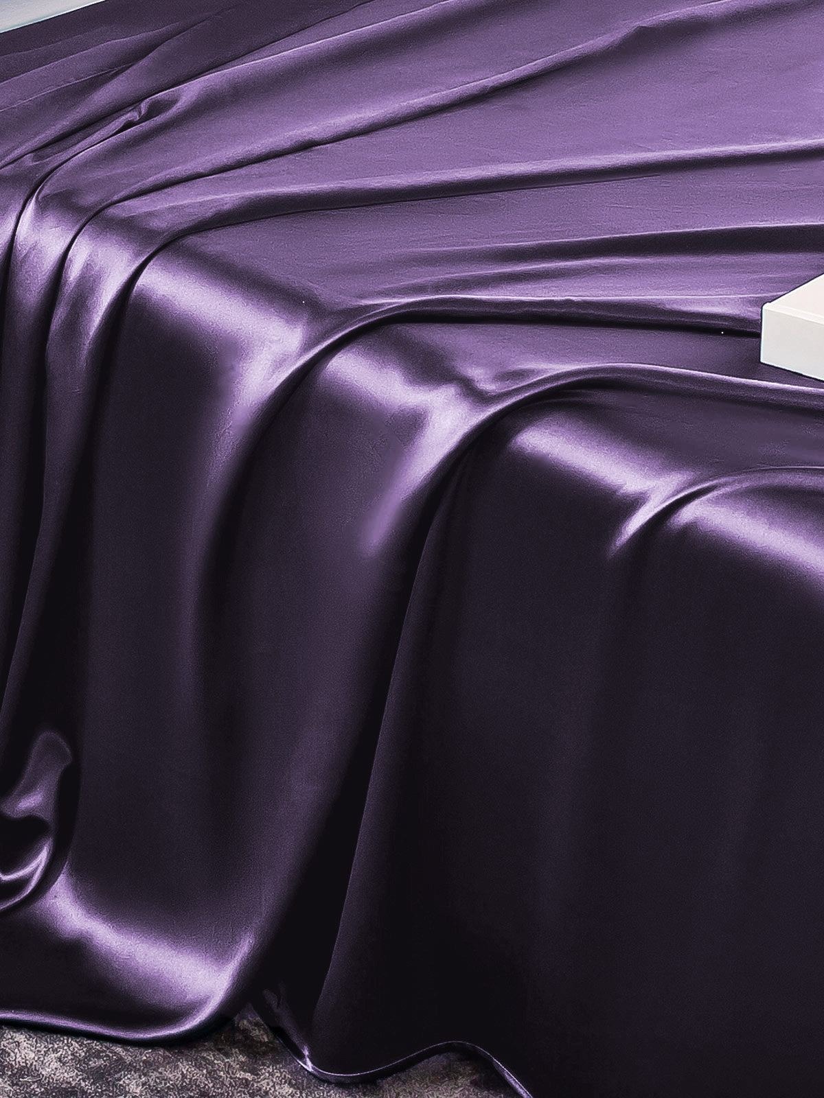 [Deep Purple] SilkSilky-CA 22Momme Pure Silk Bedding Set 005,