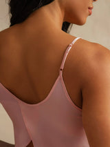 [Pink] SilkSilky-CA Spaghetti Strap Camisole Set 004
