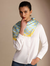 [Blue Banana] SilkSilky-CA Scarf 004