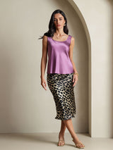 [Deep Purple] SilkSilky-CA Sleeveless Camisole 008