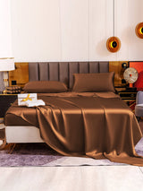 [Coffee] SilkSilky-CA 19Momme Bedding Set 005