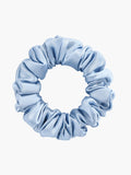 SilkSilky-CA 19Momme Pure Silk Scrunchie LightBlue 004