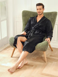 SilkSilky-CA-Pure-Silk-Long-Sleeve-Lapel-Men's-Robe-Black-001