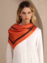 [Orange Square] SilkSilky-CA Scarf 003