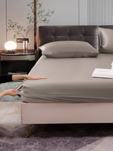 [Gray] SilkSilky-CA 22Momme Bedding Set 006