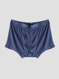 SilkSilky CA Silk Knitted Mens Underwear DarkBlue 006