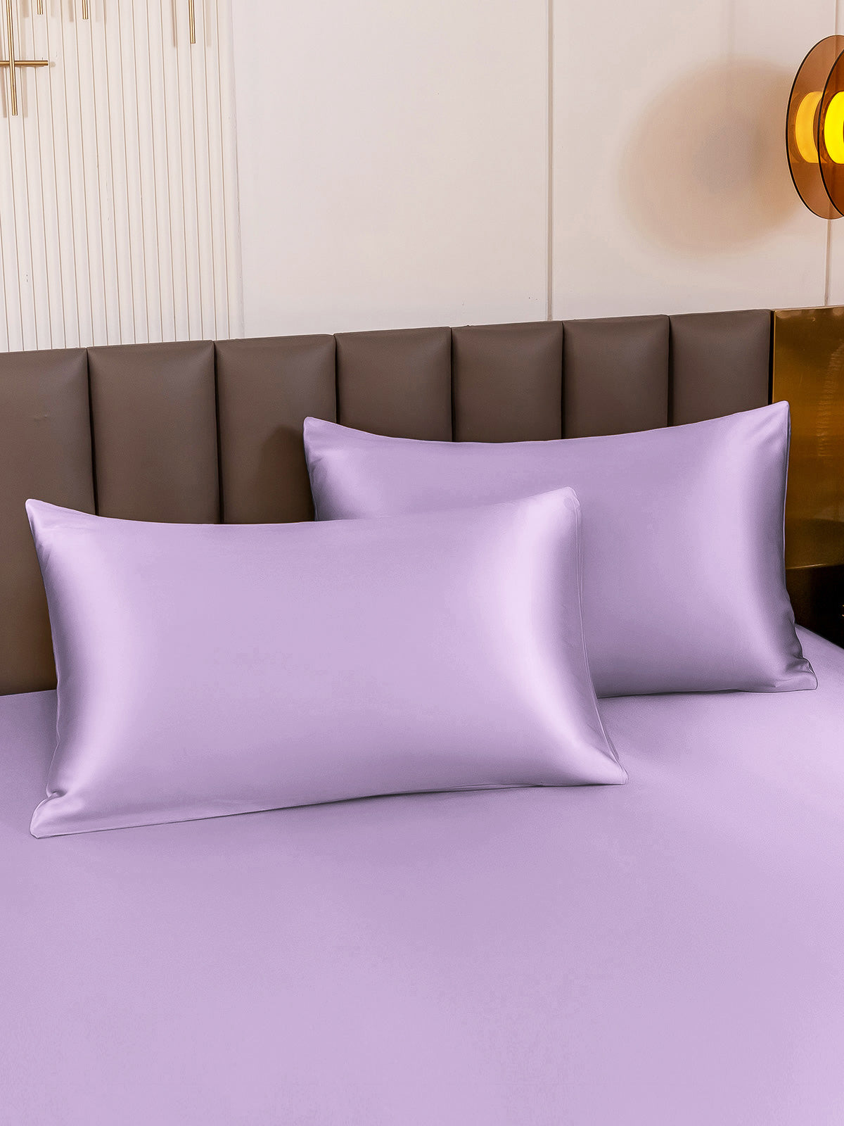 SilkSilky-CA 19Momme Pure Silk Pillowcase Lavender 001