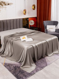 SilkSilky CA 19Momme Pure Silk Sheet Gray 001