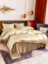 [Beige] SilkSilky-CA 19Momme Bedding Set 003