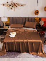 [Coffee] SilkSilky-CA 19Momme Bedding Set 002