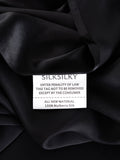 SilkSilky CA 25Momme Pure Silk Bedding Set Black 007