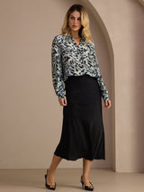 [Black] SilkSilky-CA Skirt 007