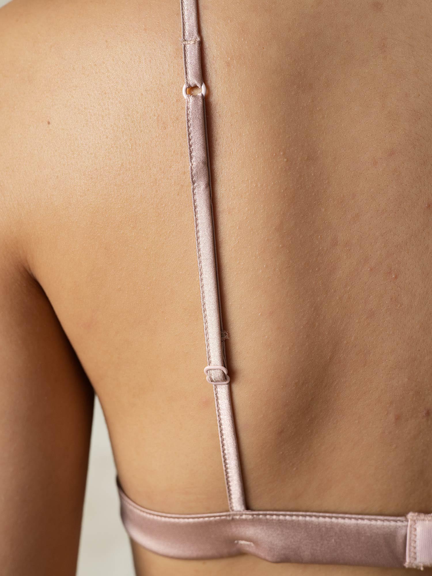 [Pale Mauve] SilkSilky-CA Silk Knitted Bra 006