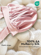 [Light Pink] SilkSilky-CA Sleep Cap 002