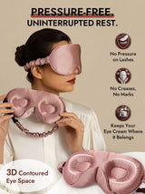 [Pale Mauve] SilkSilky-CA 22Momme Eye Mask 003