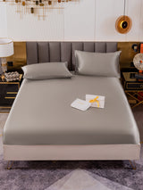 [Gray] SilkSilky-CA 19Momme Bedding Set 002