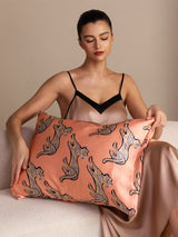 [Pink Cat] SilkSilky-CA Pillowcase 001