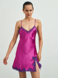 SilkSilky-CA-Pure-Silk-Sleeveless-V-Neck-Nightgown-Deep-Pink-001