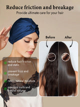 [Dark Blue] SilkSilky-CA Sleep Cap 005