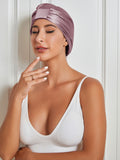 SilkSilky CA Pure Silk Sleep Cap PaleMauve 003