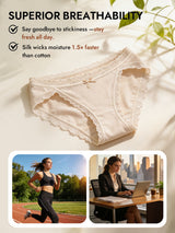[Beige] SilkSilky-CA 100% Silk Jersey Panty 004