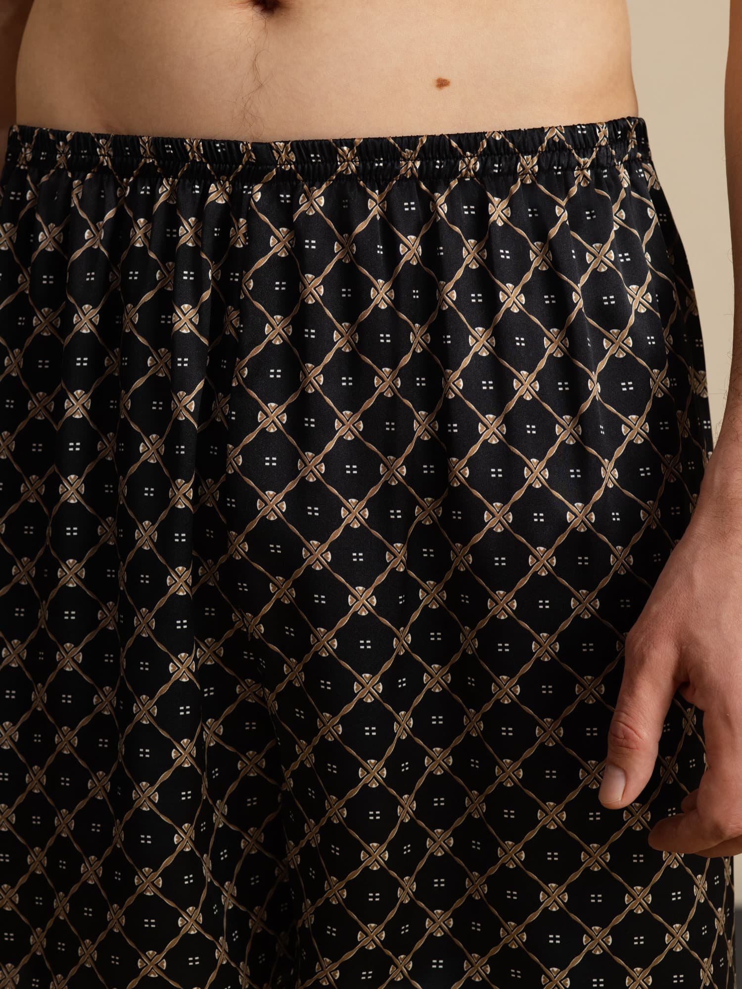 [Black Chain] SilkSilky-CA Mens Sleep Bottoms 004