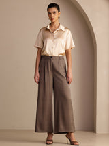 [Coffee] SilkSilky-CA Womens Pants 007