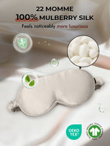 [Light Gray] SilkSilky-CA 22Momme Eye Mask 006