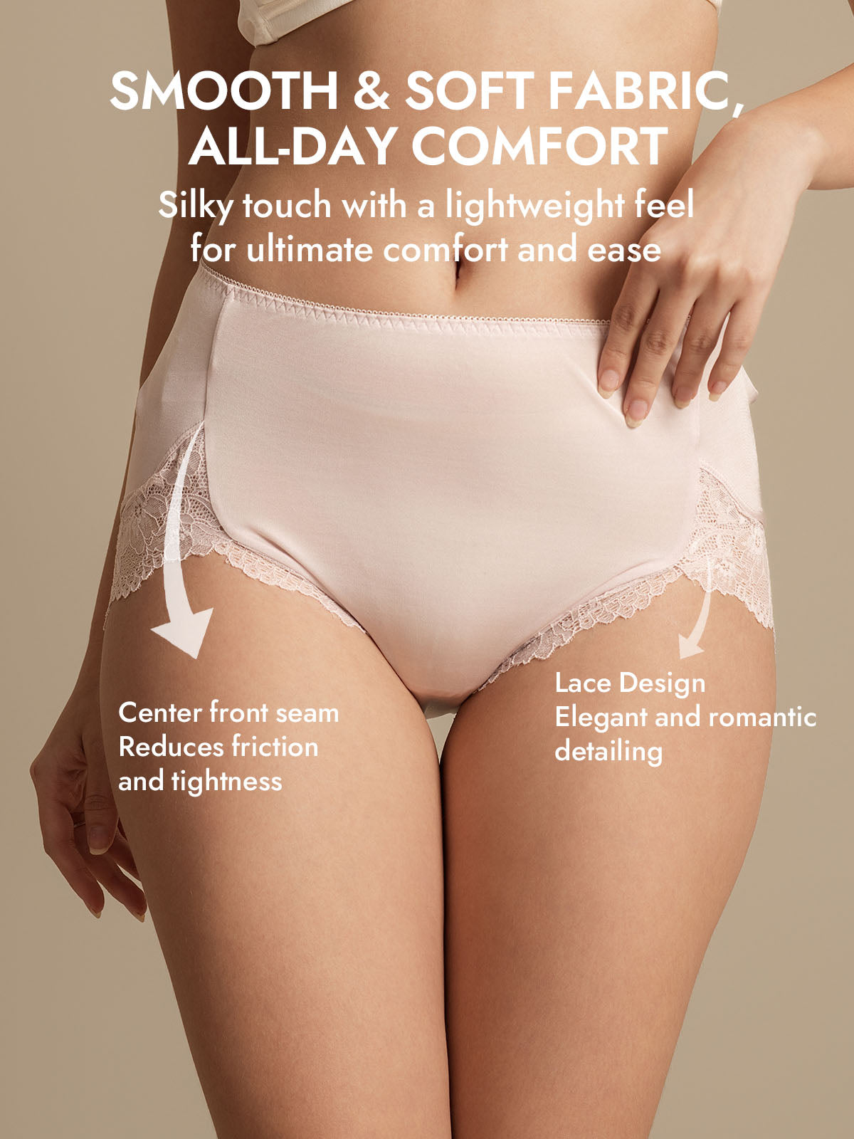 [Pink] SilkSilky-CA 100% Silk Jersey Panty 007