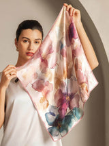 [P102] SilkSilky-CA Pure Silk Scarf 003,