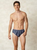 [GrayishBlue] SilkSilky-CA Pure Silk Mens Underwear 004