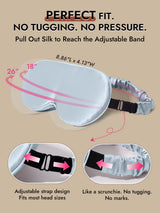 [Light Blue] SilkSilky-CA 22Momme Eye Mask 004