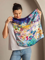 [P093] SilkSilky-CA Pure Silk Scarf 004