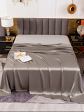 SilkSilky CA 19Momme Pure Silk Sheet Gray 002