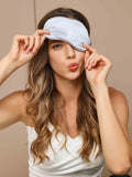 SilkSilky-CA 19Momme Pure Silk Eye Mask Silver 005