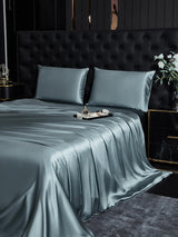 [Grayish Blue] SilkSilky-CA 19Momme Bedding Set 003