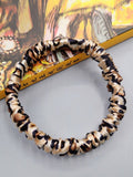 SilkSilky-CA 19Momme Pure Silk Scrunchie Leopard 004