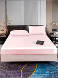 SilkSilky CA 22Momme Pure Silk Bedding Set Pink 001