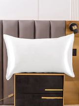 [White] SilkSilky-CA 19Momme Pure Silk Pillowcase 001