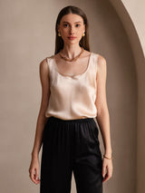 [Champagne] SilkSilky-CA Sleeveless Camisole 006
