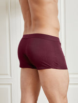 [Wine] SilkSilky-CA 100% Silk Jersey Men's Underwear 002