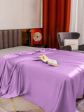 SilkSilky CA 19Momme Pure Silk Sheet Lavender 005