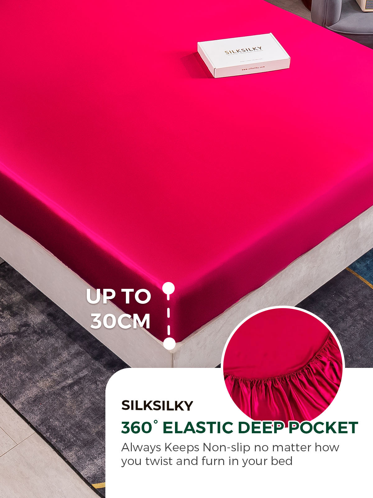 [Wine] SilkSilky-CA 25Momme Sheet 004