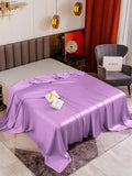 SilkSilky CA 19Momme Pure Silk Sheet Lavender 001